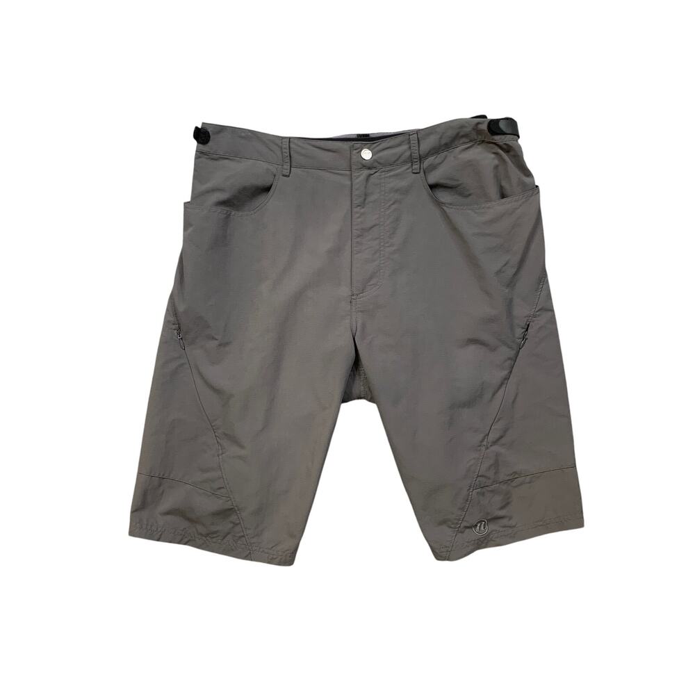 Novara Mountain Biking Shorts Mens Large Gray Inner Lined Chamois Padded Cycling